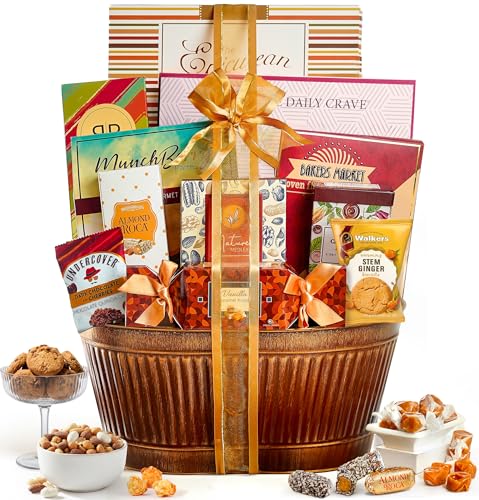 Broadway Basketeers Gift Basket Gifts for Women, Men, Families, Teacher, College, Appreciation, Thank You Present, Birthday, Corporate, Get Well, Sympathy Care Chocolate Holiday Baskets
