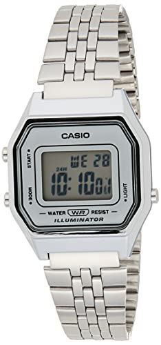 Casio Vintage LA680WA-7DF Digital Clear Dial Women (D409)