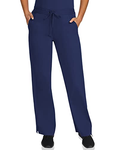 Healing Hands Scrub Pants for Women 2 Pocket Elastic Back Drawstring Pant Purple Label 9095 Taylor Black M