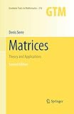 Matrices Theory And Applications Graduate Texts In Mathematics Book 216 English Edition