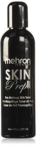 Mehron Makeup Skin Prep Pro Mattifying Skin Toner | Long Lasting Pre-Makeup Primer 4 fl oz (120 ml)