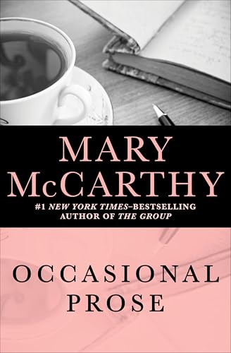 Occasional Prose: Essays cover