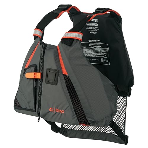 Onyx MoveVent Dynamic Paddle Sports Life Vest, Orange, XS/SM