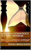 Riassunto Cronologico Di Storia Universale Italian Edition