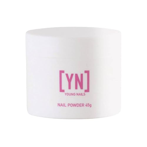 Young Nails Acrylic Core Powder - Self-Leveling Acrylic Nail Powder, Clear Nude Pink White Acrylic Powder for Nail Extenstion, Professional Grade, Superior Adhesion, Color - Pink, 45g