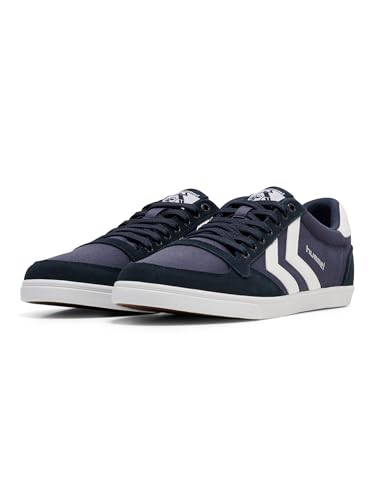 (-36%) hummel Unisex Slimmer Stadil Low Sneaker, Blue, Size 45