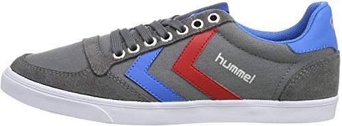 (-46%) hummel Unisex Slimmer Stadil Low Sneaker, Grey, Size 46