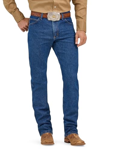 ⚡ BLITZDEAL (-56%) Wrangler Herren Premium Performance Cowboy Cut Regular Jeans, mid Stone, 36W / 30L