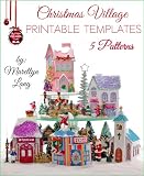 Christmas Village Printable Templates 5 Patterns English Edition