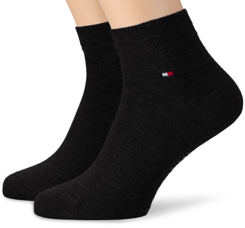 (-16%) Tommy Hilfiger Herren Th Mens Quarter 2p Socken, 200 - Black, 43-46 EU