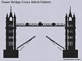Tower Bridge Cross Stitch Pattern English Edition