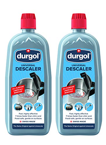 Durgol Universal Multipurpose Descaler, 2 Bottles of 500ml, Fast-Acting Limescale Remover