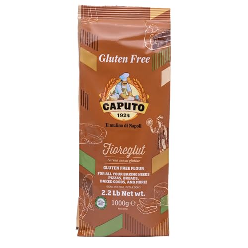 Antimo Caputo Gluten Free Pizza Flour 2.2lb - All Natural Multi Purpose Flour & Starch Blend for Baking Pizza, Bread, & Pasta