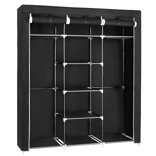 (-40%) SONGMICS Kleiderschrank, Faltbare Garderobe, 45 x 150 x 175 cm