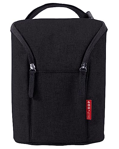 Skip Hop Baby Bottle Bag, Grab & Go, Black