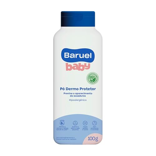 Talco Infantil Dermo Protector 100g - Baruel Baby