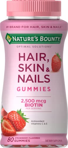 Natures Bounty Optimal Solutions Hair Skin And Nails Vitamin Gummies