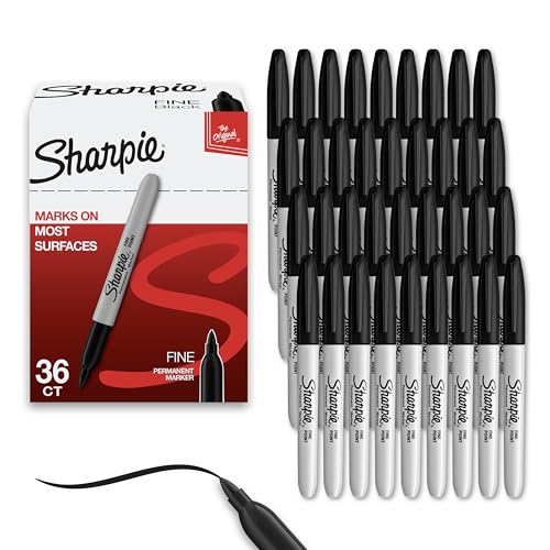 Permanent Markers Bulk Set Fine Tip Markers For Plastic Metal Wood