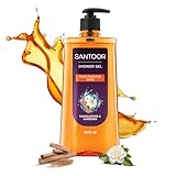 Santoor Moisturizing Shower Gel With Natural Sandalwood Gardenia Extracts 500 Ml