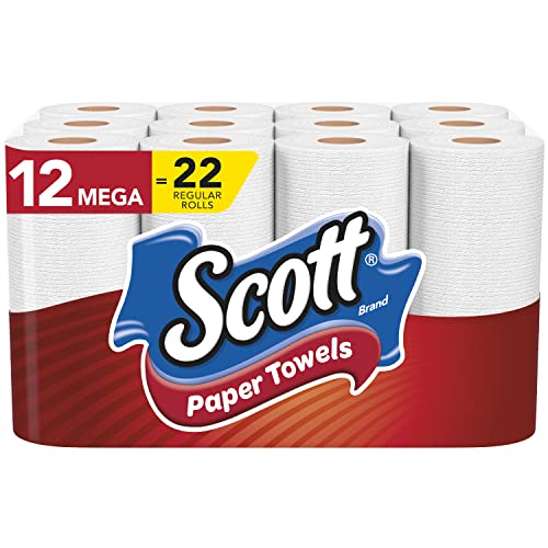 Scott Choose-A-Sheet Paper Towels, 12 Mega Rolls