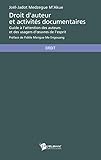 Droit Dauteur Et Activits Documentaires Guide Lattention Des Auteurs Et Des Usagers Doeuvres De Lesprit