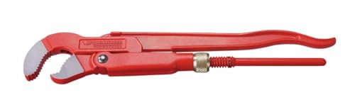 🔥 STARKER PREIS (-45%) Rothenberger Industrial Eckrohrzange 45° | Ø 1" / 33 mm, Länge: 320 mm / 12" | Chrom-Vanadium-Stahl | S-förmiges Maul 070656E