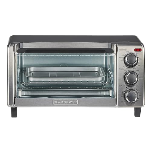 BLACK+DECKER TO1313SBD Toaster Oven, 15.47 Inch, SilverGourmia French Door Air Fryer – 25 Qt Large Capacity Convectio