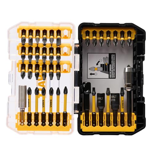DEWALT Screwdriver Bit Set, Impact Ready, FlexTorq, 40-Piece (DWA2T40IR)