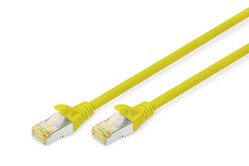 (-41%) DIGITUS LAN Kabel Cat 6A – 2 m – S/FTP Geschirmt – Gelb