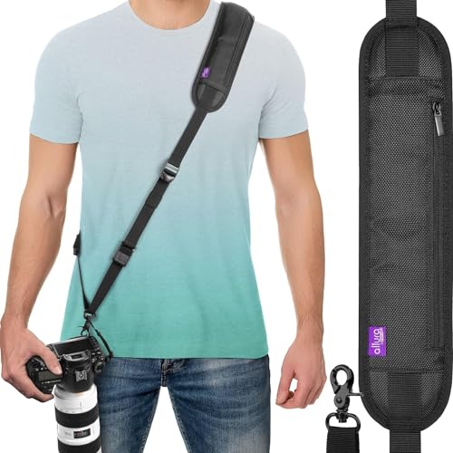 Altura Photo Camera Neck Strap w. Quick Release & Safety Tether For Photographers - Adjustable DSLR Camera Strap for Sony, Nikon & Canon - Safe & Secure Camera Strap