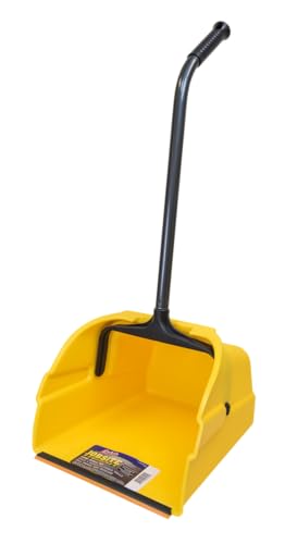 Quickie Debris Dustpan with Handle, Jumbo Debris Pan, Trash Collection for Industrial/Professional CleaningLibman 2125 