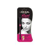 LOréal Paris Kajal Waterproof Eyeliner 14 Hours of SmudgeProof Wear With Vitamin E Cocoa Butter Olive Oil Esters and Vitamin C Magique Colour Supreme Black 035g