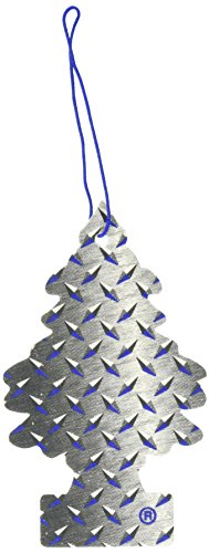 Little Trees Car Air Freshener Hanging Pure Steel Scent 6-Pack