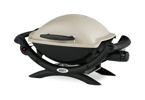 Weber Q1000 Gas Grill Barbeque | Table Top BBQ Grill &amp; Char Griller | Cast...