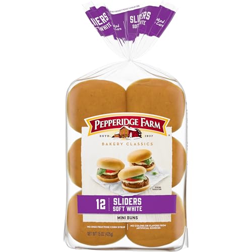Pepperidge Farm Soft White Slider Buns, 12-Pack Bag