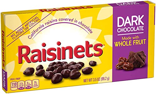Raisinets Dark Chocolate Video Box, 3.5 oz