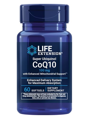 Life Extension Super Ubiquinol CoQ10 with Enhanced Mitochondrial Support 100mg