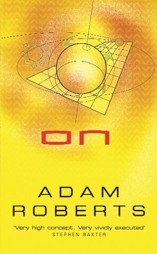 On book cover