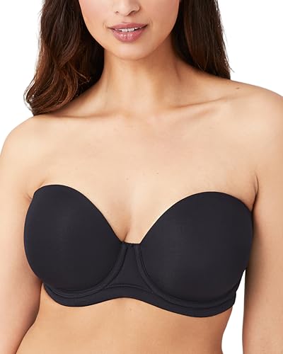 Wacoal womens Red Carpet Full Busted Strapless Convertible Bra, Black, 30DDD