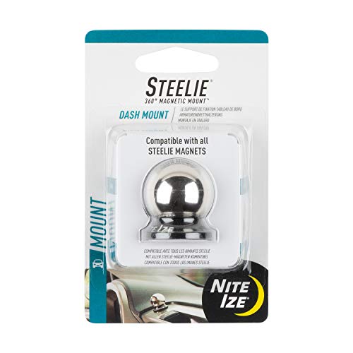 Nite Ize Steelie Dash Mount - Additional Car Mount Dash Ball for Steelie Magnetic Phone Mounting System - Cell Phone Accessories for Dashboard Mount Set