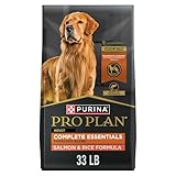 Purina Pro Plan Complete Essentials Shredded Blend Salmon and Rice Dog Food Dry Formula with Probiotics for Dogs - 33 lb. Bag