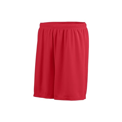 Augusta Sportswear Men's Octane Shorts : 100% Polyester, Moisture-Wicking Gym Shorts for Men, 7" Inseam, Tag-Free ZK