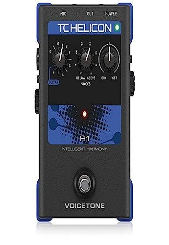 TC Helicon VOICETONE H1 Single-Button Stompbox für realistische gitarrengesteuerte Stimmharmonie