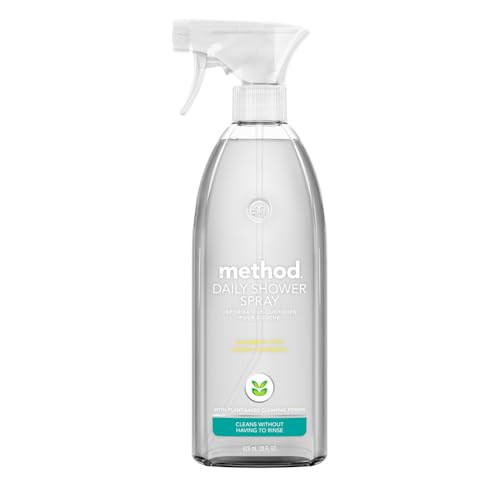 Method Daily Shower Spray Cleaner, Eucalyptus Mint, For Showers, Tile, Fixtures, Glass and Tubs, fl 28 oz (Pack of 1)