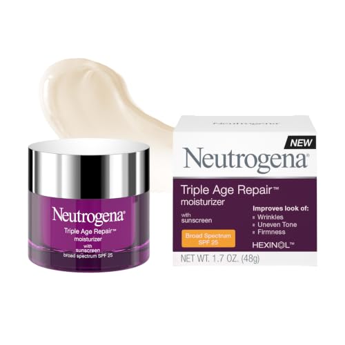 Triple Age Repair Face Moisturizer Spf 25 Anti Aging Cream With