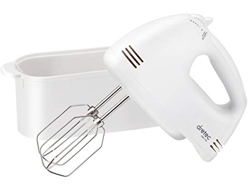 生クリーム向け ハンドミキサー バレンタイン 収納ケース付き 5段階スピード調節 日本メーカー ハンドブレンダー シンプル 泡立て器 電動 ホイッパー 安い 簡単 取り外し 自立 軽い HM-703 ハンディミキサー 5