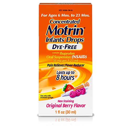 Infants Motrin Concentrated Drops Ibuprofen Berry 1oz