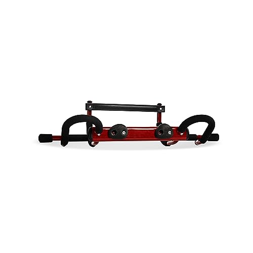 Stamina X Boulder Doorway Trainer Easy to Install A and piece of equipment with 5 different hand