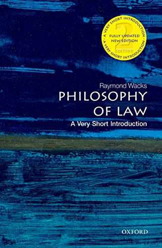 Philosophy of Law (By: Raymond Wacks) cover