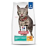 Hill's Science Diet Adult Perfect Weight Dry Cat Food, Chicken, 7 lb. Bag